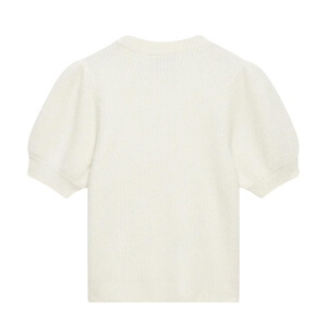 Mint Velvet Cream Flower Knit Top